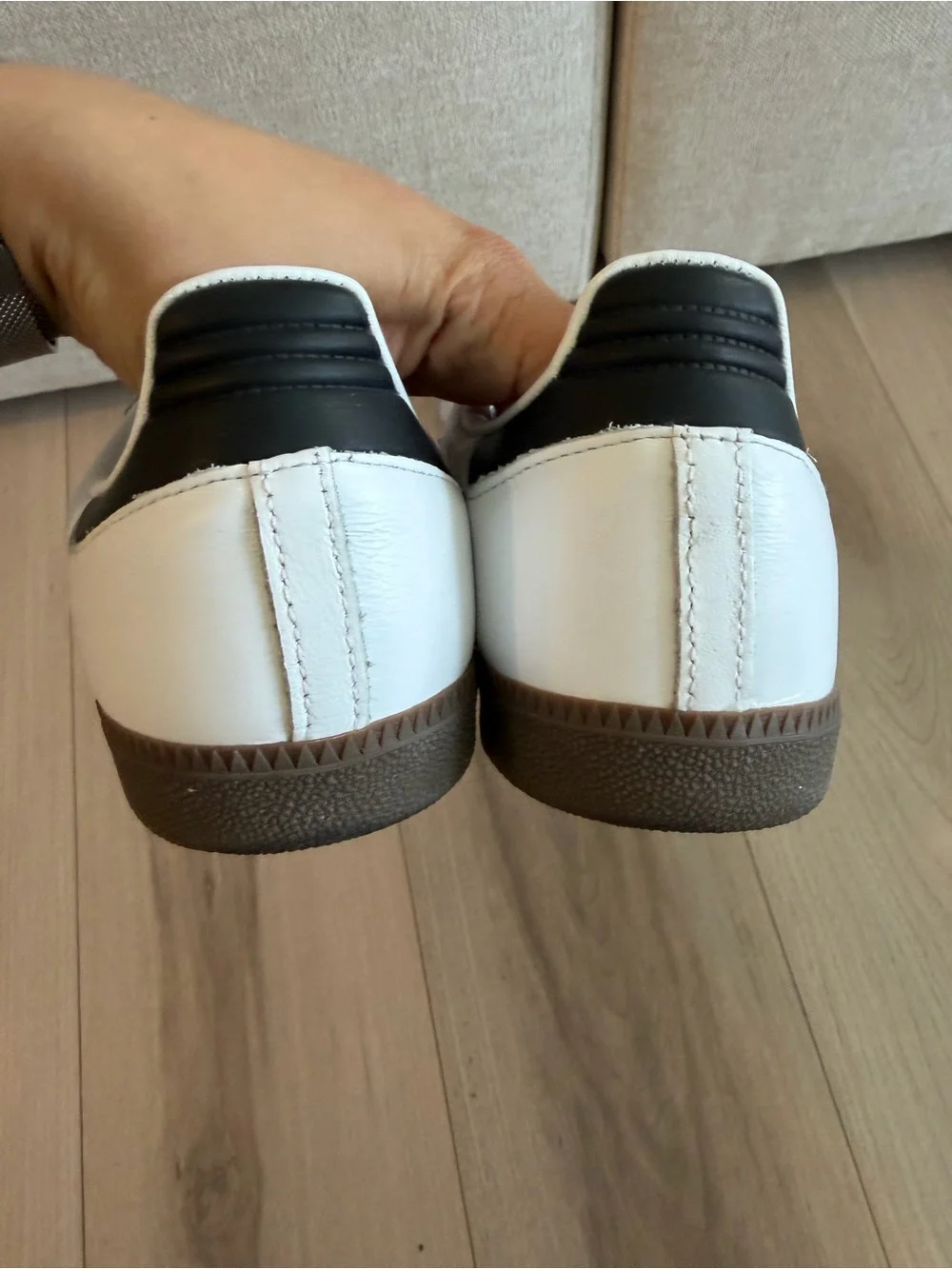 Adidas OG Samba Sneakers (Cloud White / Core Black) - Picture 9 of 9